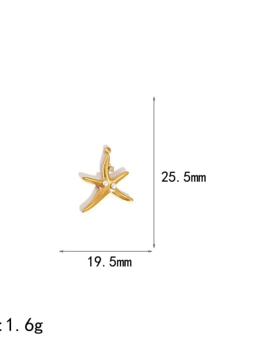 Pearl Starfish Charm