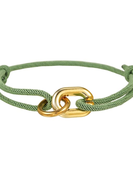 Corded Link Bracelet