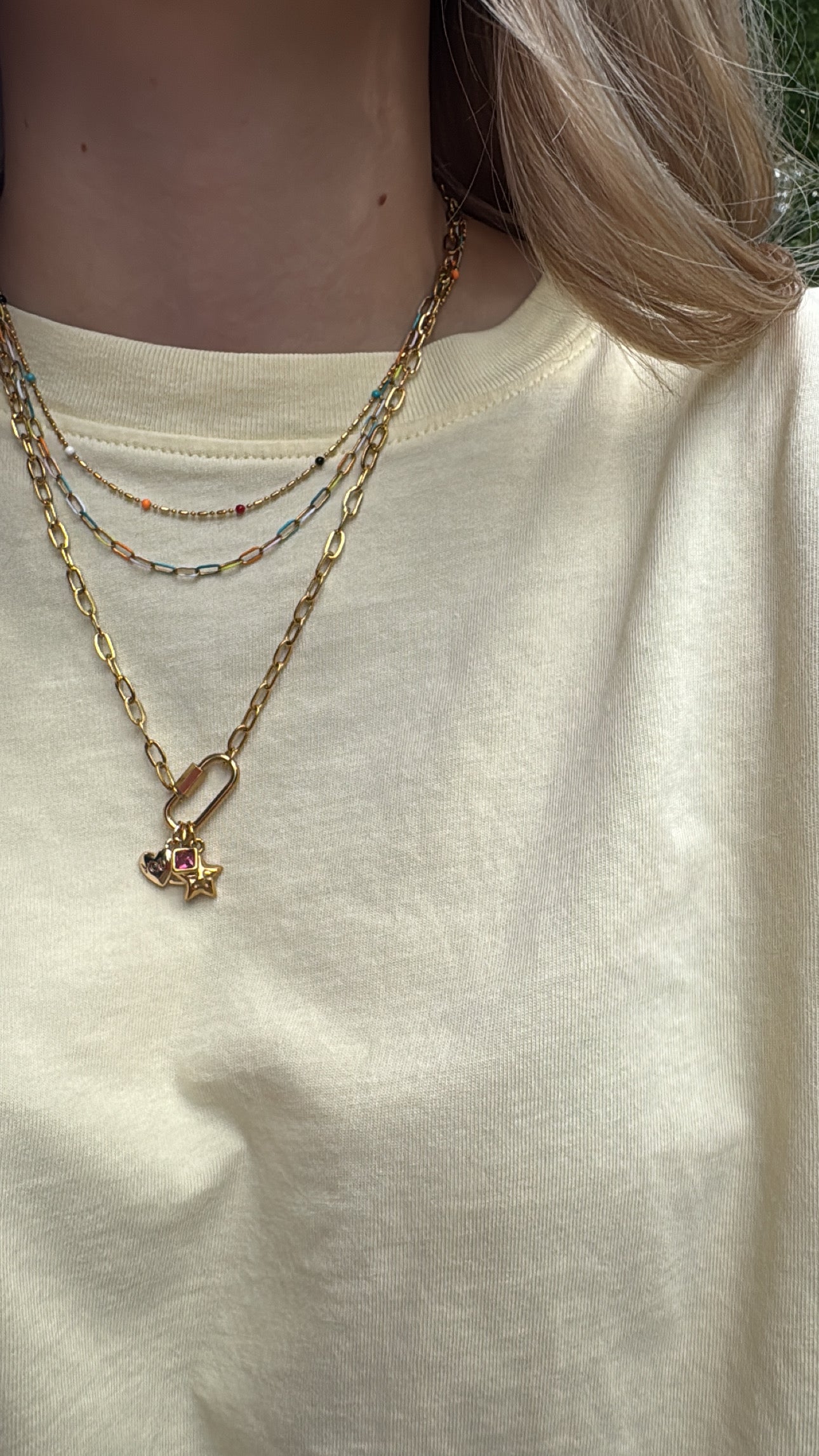 Carabiner Charm Necklace