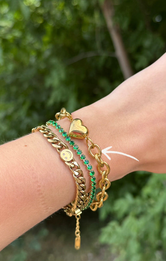 Heart of Gold Bracelet