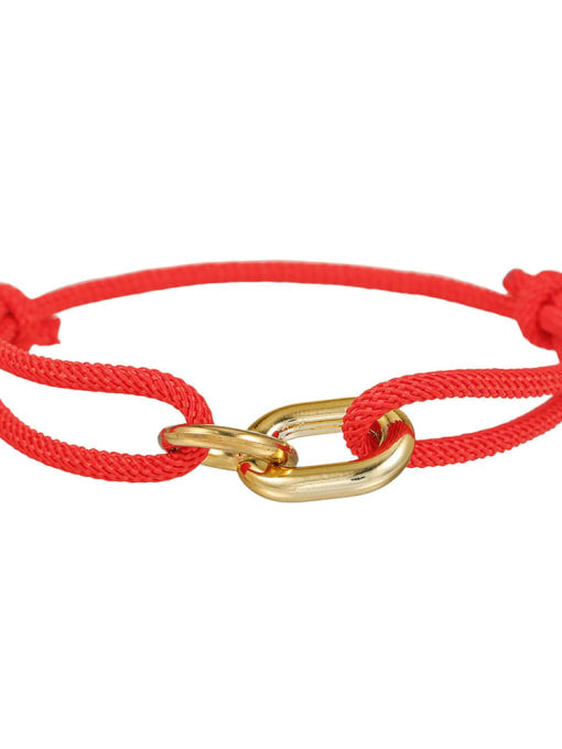 Corded Link Bracelet
