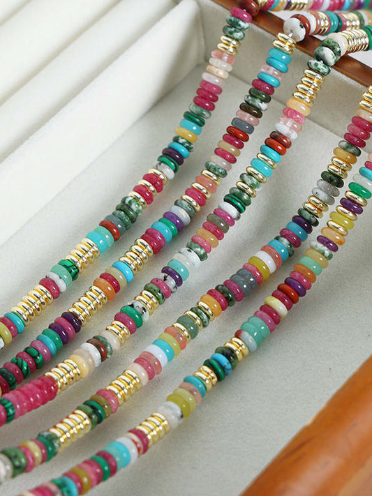 Sunlit Beaded Necklace