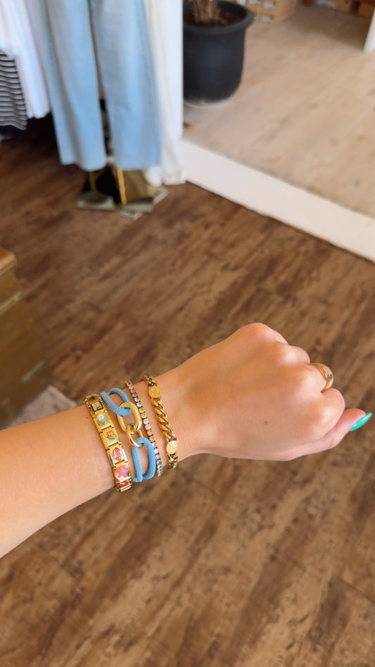 Corded Link Bracelet