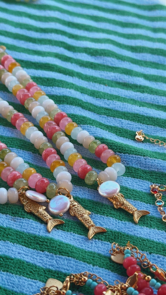 Seaside Beaded Necklace